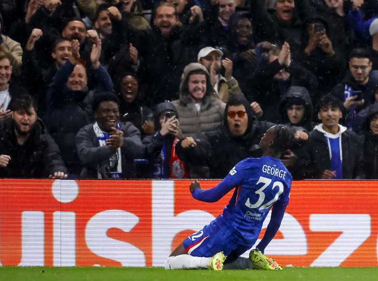 George esulta dopo una rete