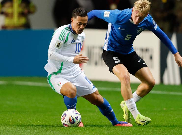 Raspadori con la maglia della Nazionale