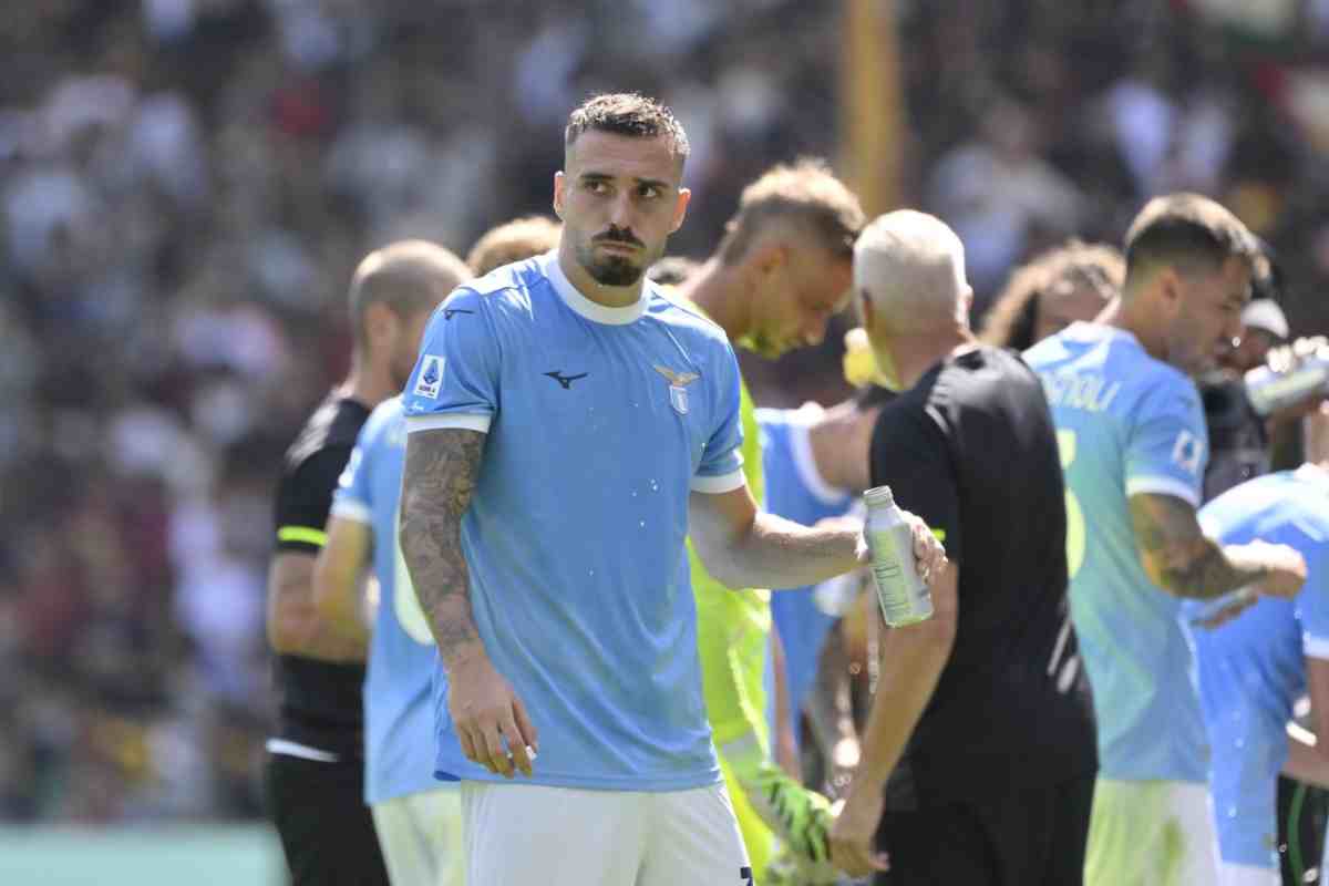 Mario Gila con la Lazio