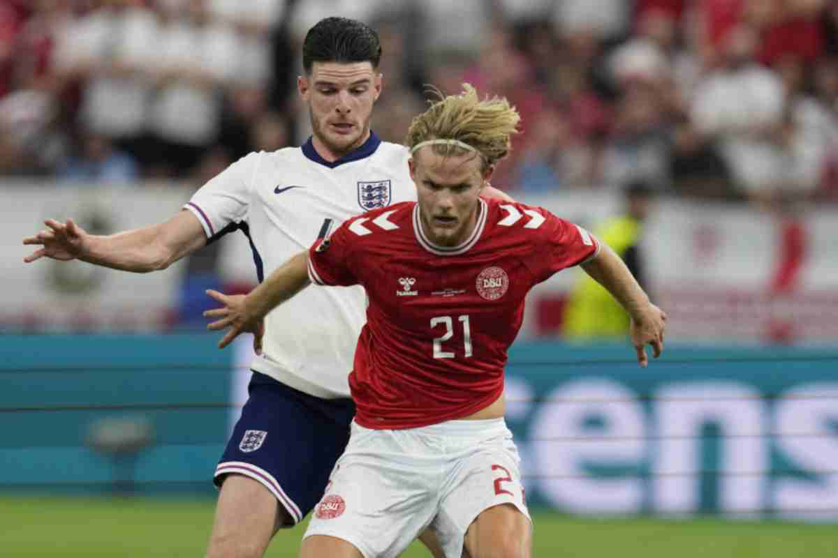 Hjulmand contro l'Inghilterra