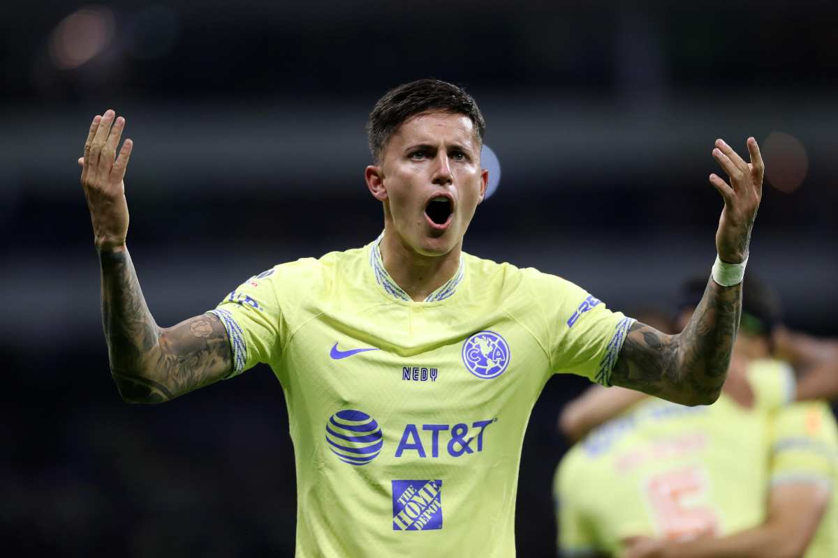 Brian Rodriguez esulta