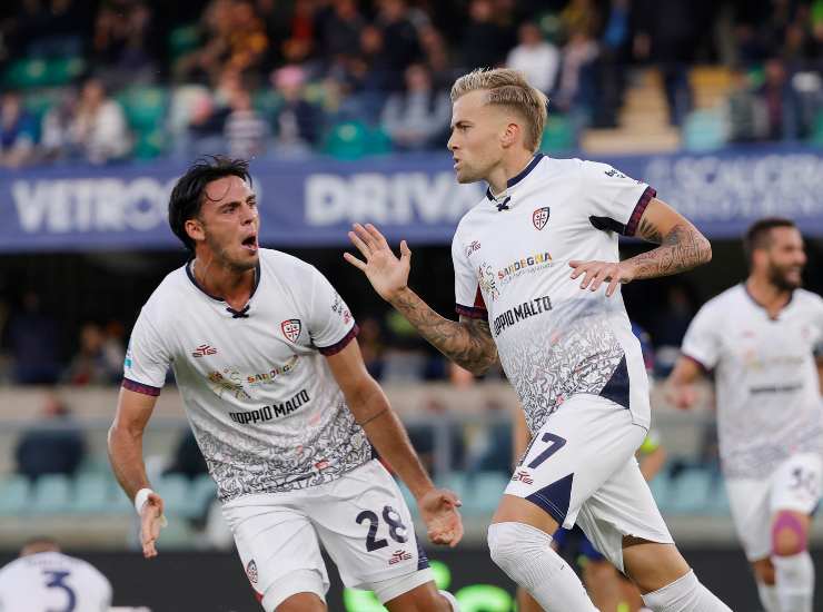 Felici esulta dopo una rete