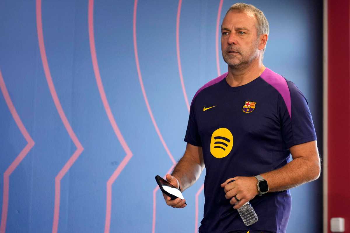 Flick durante una conferenza