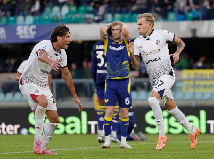 Felici esulta dopo una rete